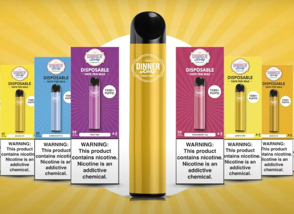 buy Dinner Lady Max disposable electronic cigarette in South Africa. Amazing Nic Salt flavours, smooth hits