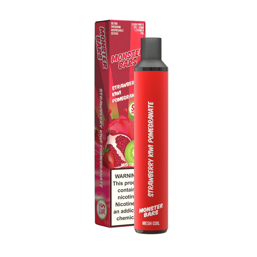 Monster Bars Strawberry Kiwi Pomegranate Disposable vape